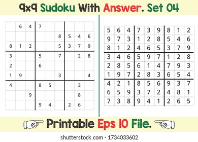 Sudoku Puzzle Games Easy to Hard with Answer