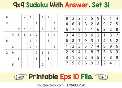 Sudoku Puzzle Games Easy to Hard with Answer