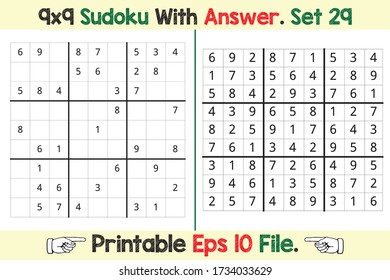 Sudoku Puzzle Games Easy to Hard with Answer
