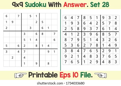 Sudoku Puzzle Games Easy to Hard with Answer