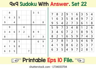 Sudoku Puzzle Games Easy to Hard with Answer