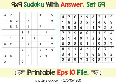 Sudoku Puzzle Games Easy to Hard with Answer