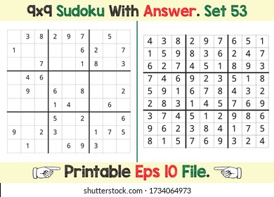 Sudoku Puzzle Games Easy to Hard with Answer