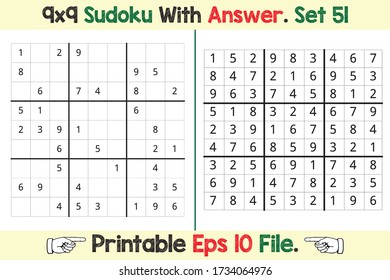 Sudoku Puzzle Games Easy to Hard with Answer