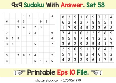 Sudoku Puzzle Games Easy to Hard with Answer