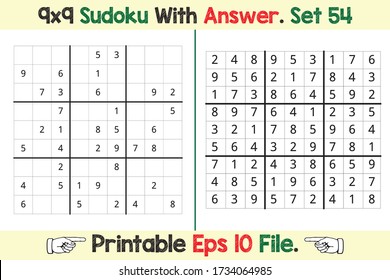 Sudoku Puzzle Games Easy to Hard with Answer