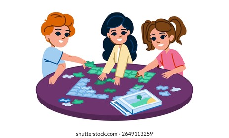 sudoku resolvendo quebra-cabeças hobby criança vetor. palavras cruzadas labirintos, enigmas criptogramas, desafios pistas sudoku resolvendo quebra-cabeças hobby criança personagem. pessoas desenhos animados planos ilustração