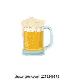 Suds Beer Icon Vector Design.
