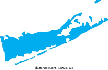 suffolk county map in state of new york