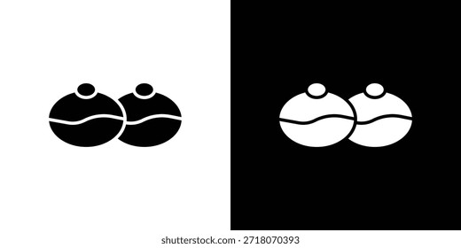 Sufganiyah Icon, Vektorgrafik, solide Illustration, Piktogramm-Set.