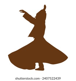 Baile Sufi por vector oscuro