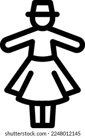 sufi-Vektorgrafik auf transparentem Hintergrund. Symbole in Premium-Qualität. Dünne Symbole für Konzept und Grafikdesign.