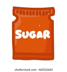 sugar bag isolated icon vector illustration design
