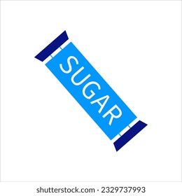 Sugar Bag. Sachet. Beet Sugar.