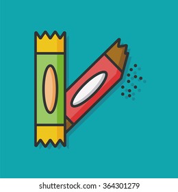 sugar bag vector icon