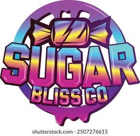 Sugar Bliss Co logo design for your brand