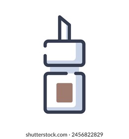 Zuckerflasche Vektorgrafik Icon Illustration