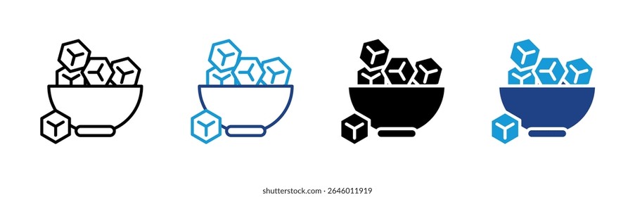 Sugar Bowl Ícone Elemento Para Design