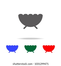 Sugar bowl icon. Elements in multi colored icons for mobile concept and web apps. Icons for website design and development, app development on white background