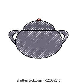 sugar bowl  vector illustration