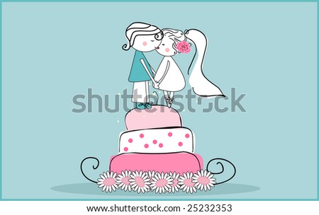 sugar bride and groom