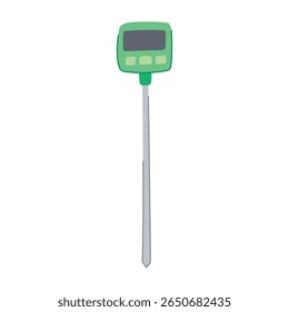 sugar candy thermometer cartoon. cooking baking, confectionery precision, digital analog sugar candy thermometer sign. isolated symbol vector illustration