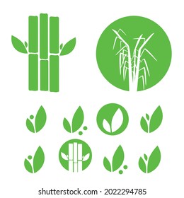 Icono de la caña de azúcar. Ilustración vectorial de la caña de azúcar