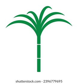 Sugar cane icon Vector Illustration design Logo template