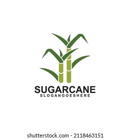 Sugar Cane Logo Template Design Vector, Emblem, Design Concept, Creative Symbol, Icon