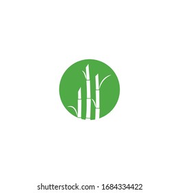 Sugar cane Logo Template vector symbol nature