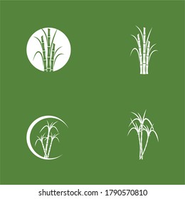 Sugar cane Logo Template vector symbol nature