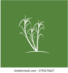 Sugar cane Logo Template vector symbol nature