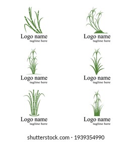 Sugar cane Logo Template vector symbol nature