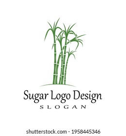 Sugar cane Logo Template vector symbol nature