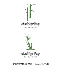 Sugar cane Logo Template vector symbol nature