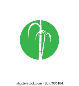 Sugar, sugar cane logo vector