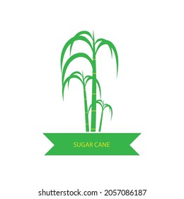 Vector del logotipo de la caña de azúcar