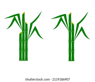 sugar cane tree illustration. Can be used for logos or illustrations related to the sugar industry, sugar cane plantations.