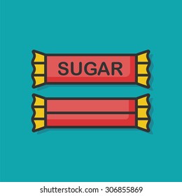 sugar color line icon