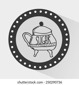 sugar container design, vector illustration eps10 graphic 