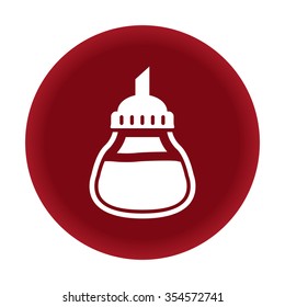  Sugar container icon.Vector illustration eps 10.
