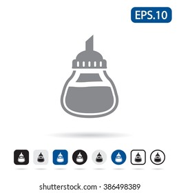  Sugar container icon.Vector illustration eps 10.