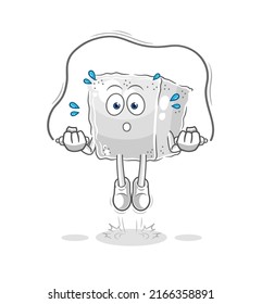 the sugar cube jump rope exercise. character vector