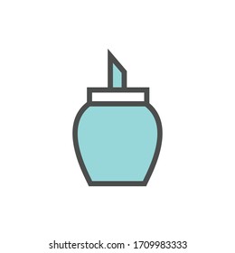 sugar cup icon vector illustration