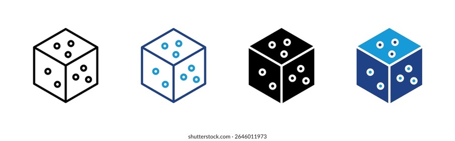 Sugar Dice Icon Element für Design