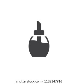 Sugar dispenser vector icon. filled flat sign for mobile concept and web design. Sugar bottle simple solid icon. Symbol, logo illustration. Pixel perfect vector graphics