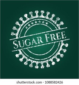 Sugar Free chalk emblem