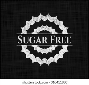 Sugar Free chalk emblem