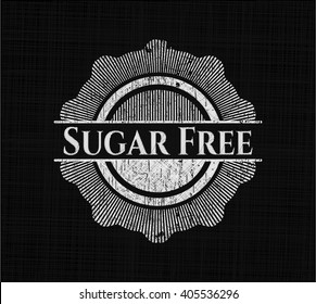 Sugar Free chalk emblem
