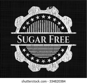 Sugar Free chalkboard emblem